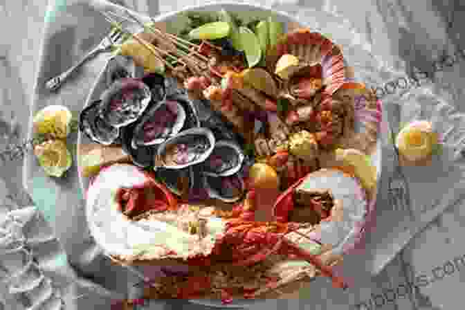 A Delectable Seafood Platter Featuring Succulent Grilled Prawns, Tender Lobster, And Fresh Tropical Fruits Hawaiian Food Cookbook: Tasty Hawaiian Recipes You Should Try: Hawaiian Cuisine