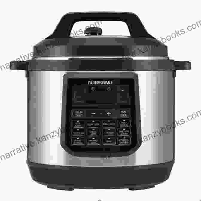 A Modern Pressure Cooker Sitting On A Kitchen Countertop. Best Pressure Cooker Recipes You D Love To Cook Again And Again: Tasty Pressure Cooker Dishes For You And Your Family