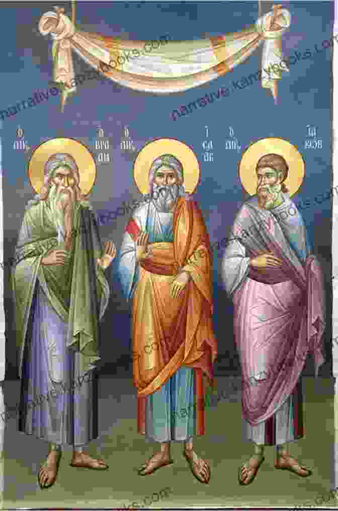 A Painting Depicting The Patriarchs Abraham, Isaac, And Jacob Thru The Bible Vol 10: History Of Israel (Joshua/Judges)