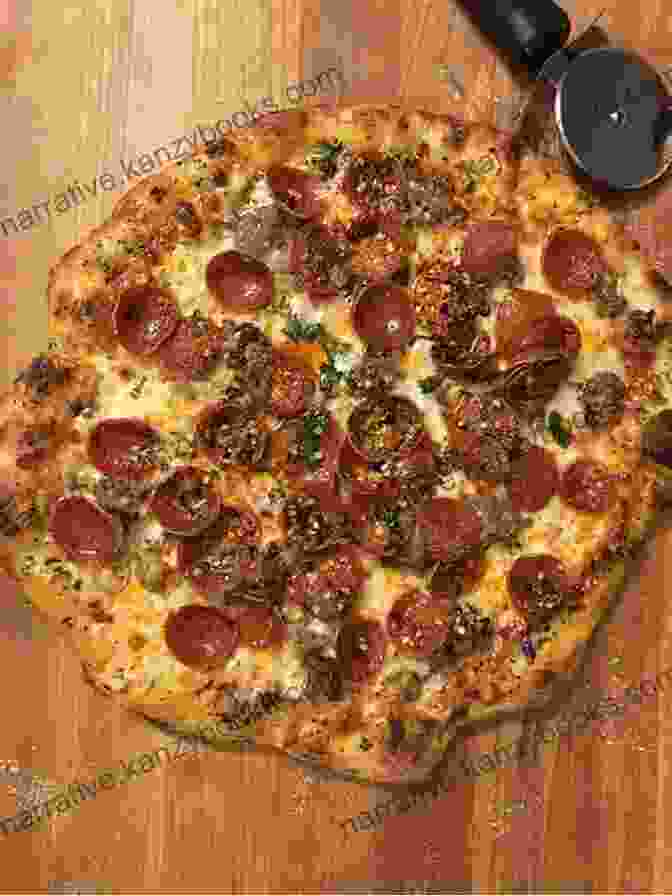 A Pizza With Pepperoni, Sausage, And Mushrooms Awesome Superbowl Recipe To Enjoy During The Game: The Recipe To Keep You In Game Frame