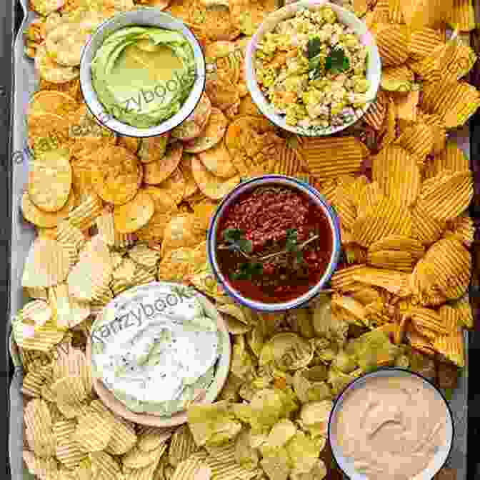 A Plate Of Chips And Dip Awesome Superbowl Recipe To Enjoy During The Game: The Recipe To Keep You In Game Frame