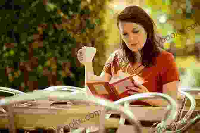 A Serene Woman Reading A Book In A Tranquil Garden, Surrounded By Blooming Flowers And Soft Sunlight Yoga Healing Love: Poem Blessings For A Peaceful Mind And Happy Heart