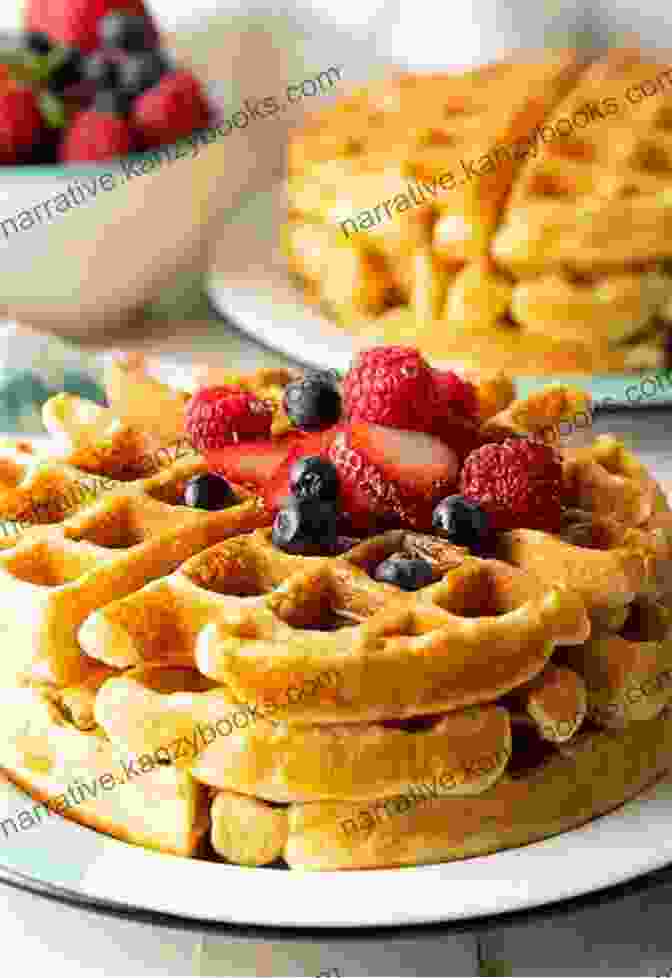 Crispy And Fluffy Waffles Oh 1001 Homemade Breakfast Recipes: Greatest Homemade Breakfast Cookbook Of All Time